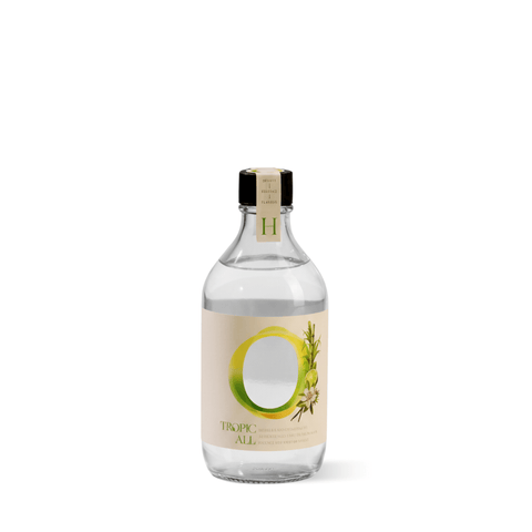 Tropic All 0.00% ABV botanical drink with Caribbean flavors in glass bottle