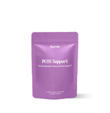 PCOS Tea with spearmint, nettle, cinnamon, ginger, and raspberry leaf—an organic herbal blend designed to support hormonal balance and manage symptoms of Polycystic Ovary Syndrome (PCOS).