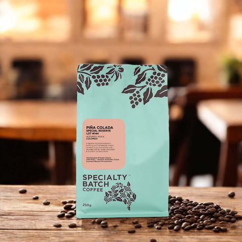 Colombia Pina Colada Coffee, Specialty Batch Huila beans, tropical fruit specialty coffee