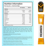 Humantra Mango Electrolyte Sachet Mix - Nutritional Information