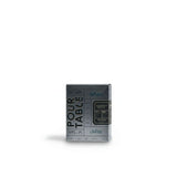 Product packaging with 'Pour Table' text on a white background