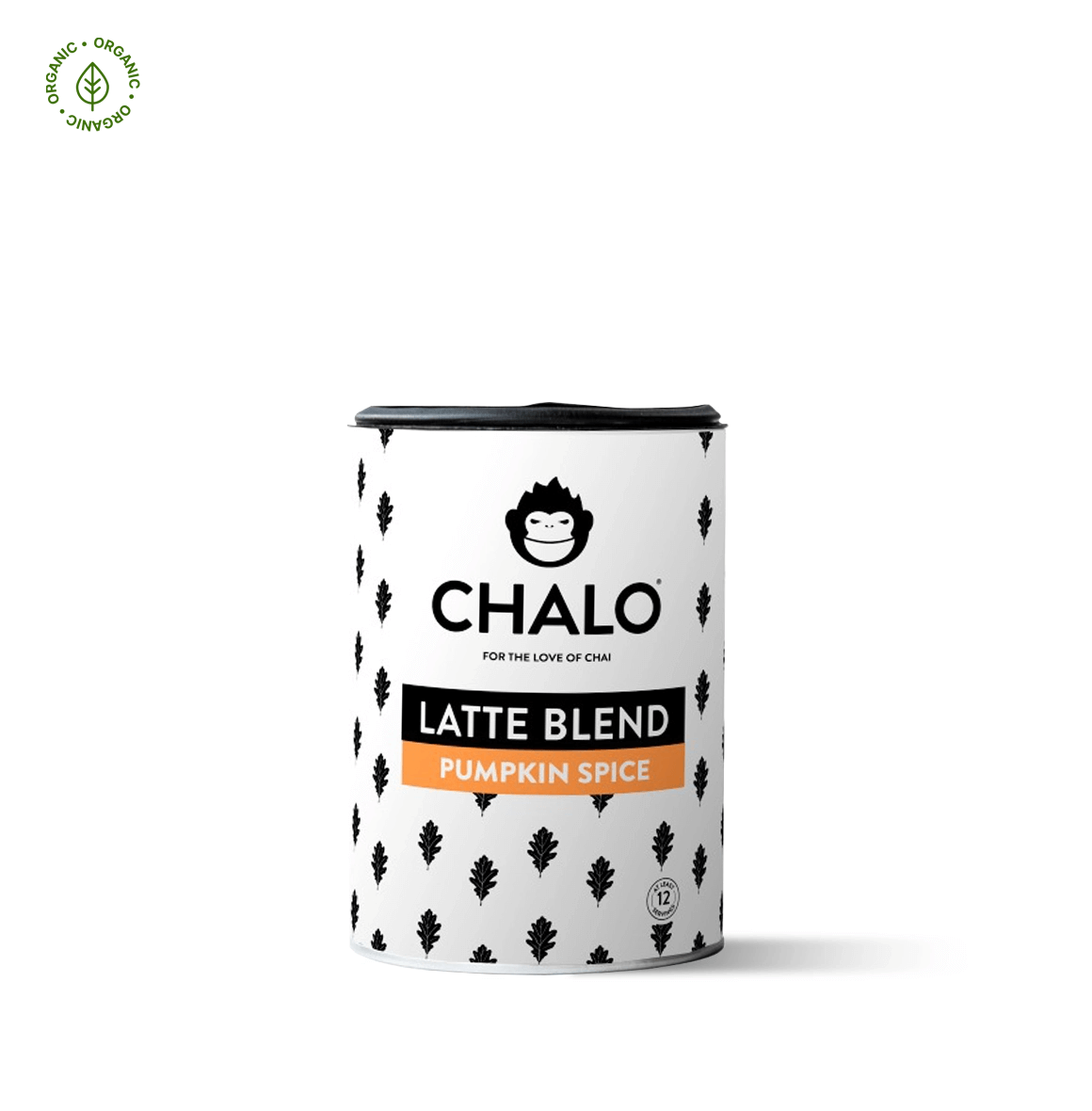 Chalo Pumpkin Spice Premix, creamy autumn latte blend with warm spices, perfect for chai or espresso lovers.