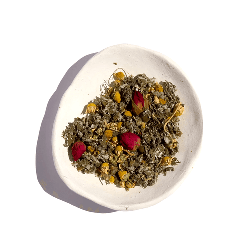 Nurtur Red Raspberry Leaf Tea is a herbal blend that supports reproductive health, eases menstrual cramps, aids digestion, and promotes calm during pregnancy, postpartum, and beyond.