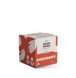 GROUNDWORK Rooibos Herbal Tea, caffeine-free South African blend with immune-boosting and detoxifying properties, ideal for daily wellness.