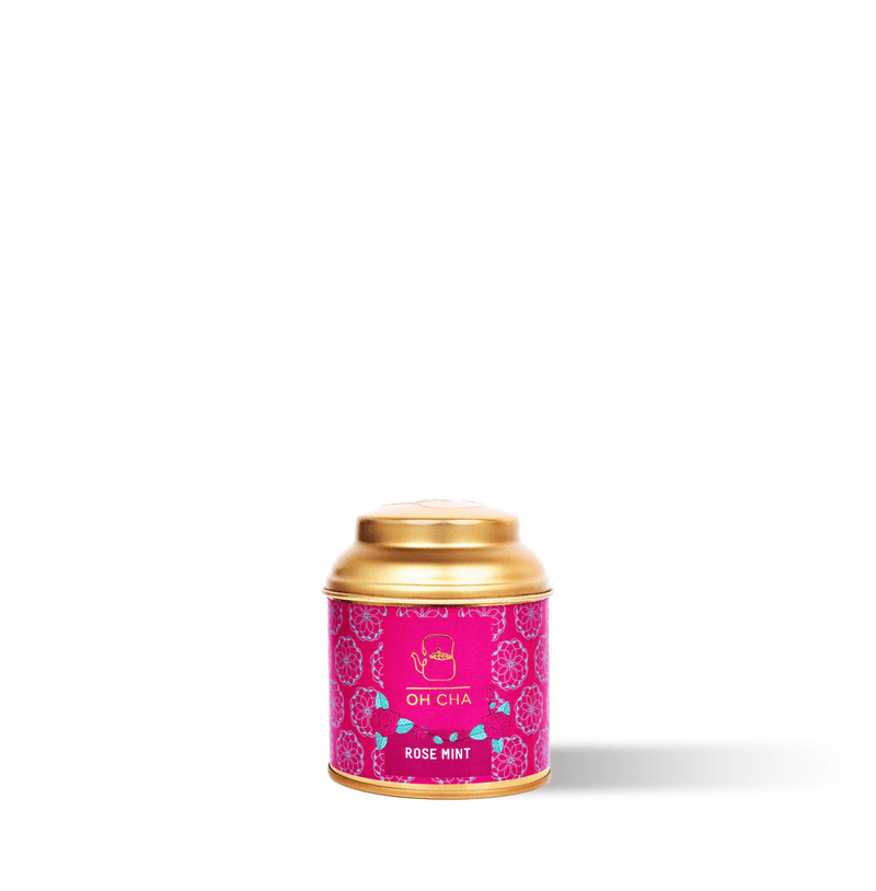 this tea blend is infused with beautifully handpicked and dried rose petals sprinkled over long-lasting, candy like minty notes