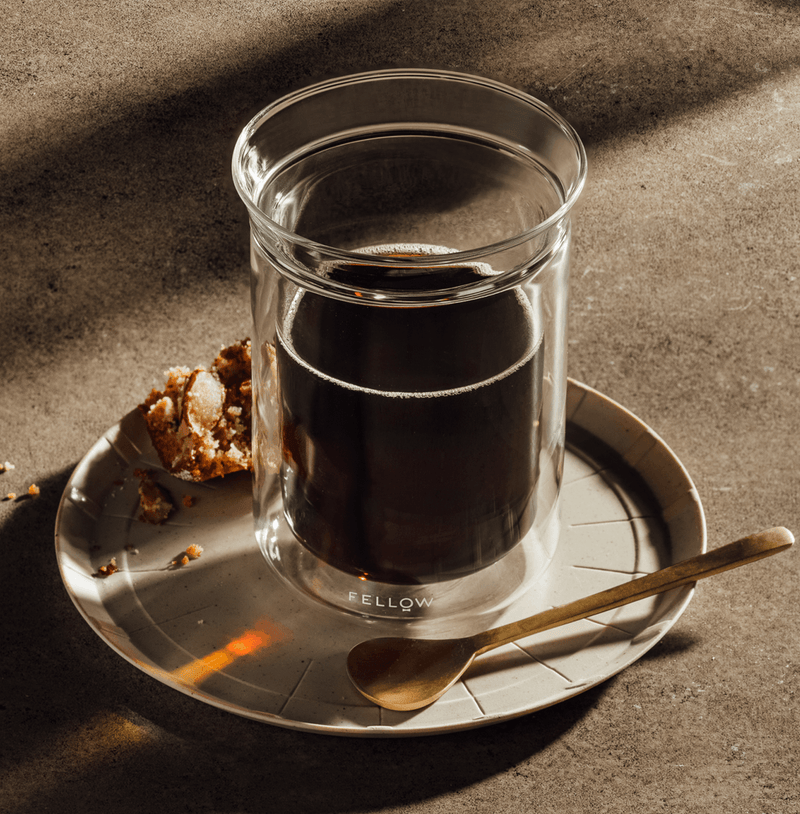 FELLOW Stagg [X] Pour-Over Set with flat-bottom dripper, no-clog design, 10 oz double-wall tasting cup, and 30 filters for precise brewing.