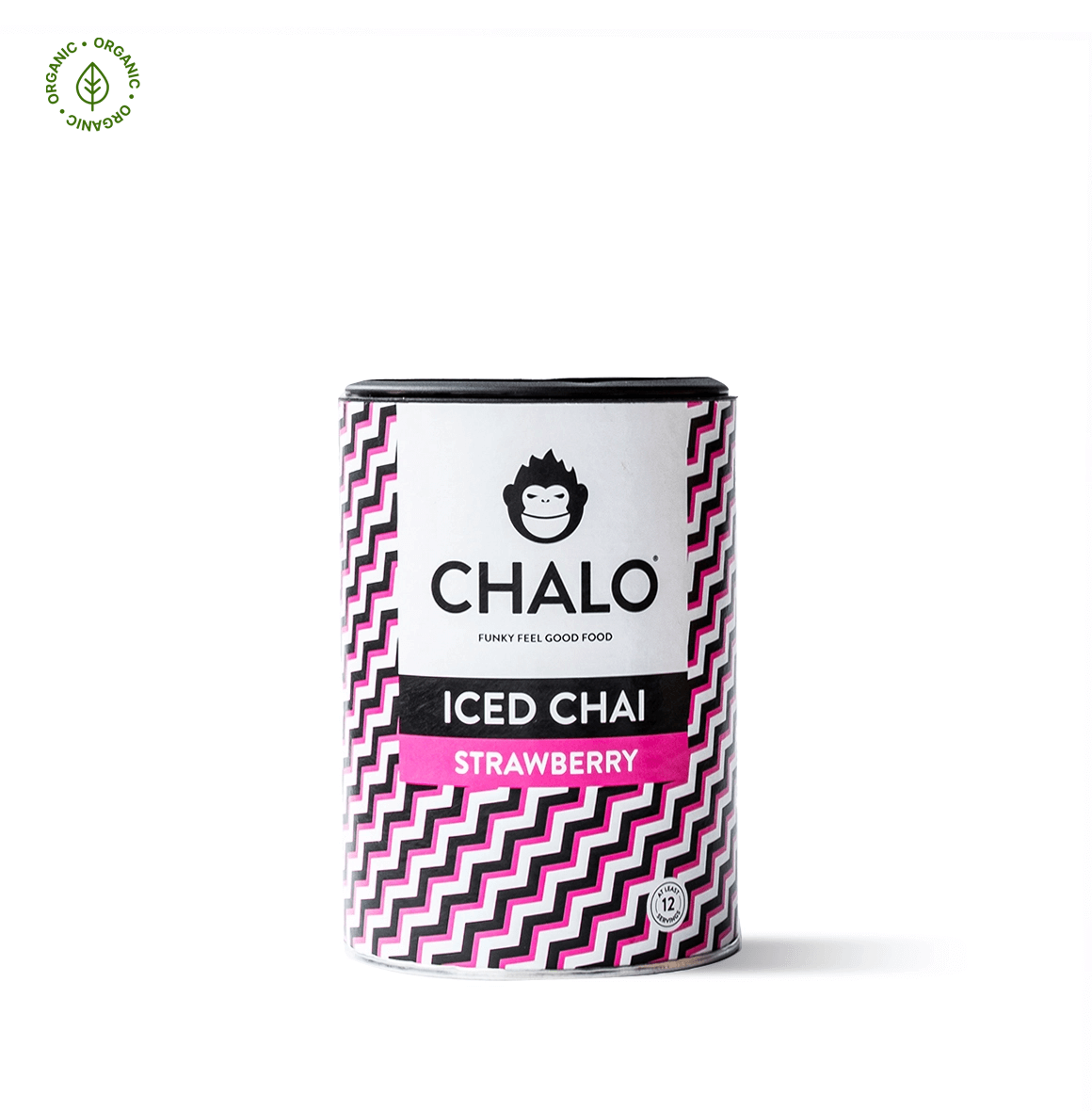 Chalo Strawberry Iced Chai, fruity sweetness with natural jaggery, refreshing twist on iced tea for BBQs and parties.