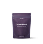 Sweet Dreams Tea with chamomile, spearmint, valerian root, lemon balm, lemongrass, and hawthorn—soothing and calming, perfect for unwinding and drifting into a restful, deep sleep.