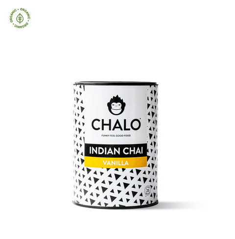 Chalo Vanilla Chai, sweet & creamy latte, warm spice blend